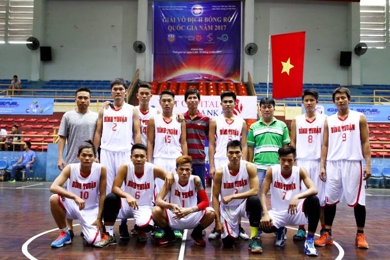 Tuyển nam Bóng rổ Bình Thuận tại giải đấu